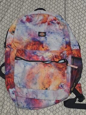 Like new Dickies Galaxy Print full size Backpack bookbag purse bag tote!